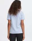 Palmer V Neck in Zen Blue