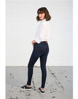 Sheri Skinny Jeans in Dark Wash