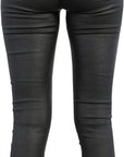 Rosanna Leather Jeans in Black