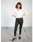 Rosanna Leather Jeans in Black