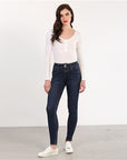 Keena Tummy Tuck Jeans Dark Wash