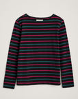 Sailor Shirt in Duet Breton Onyx Dark Freesia