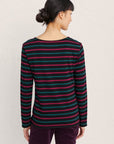 Sailor Shirt in Duet Breton Onyx Dark Freesia