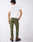 Walton Cargo Trouser in Khaki Green