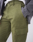 Walton Cargo Trouser in Khaki Green