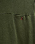 Milton Zig Zag Waffle Tee in Mid Green