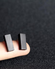 Mini Rectangle Stud Earrings