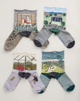 Postcard Socks Box O'4