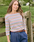 Sailor Shirt in Tri Mini Cornish Agapanthus