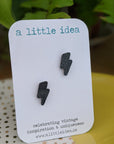 Lightning Bolt Stud Earrings