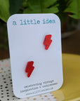 Lightning Bolt Stud Earrings