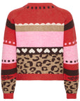 Livoni Cardigan in Poinsettia