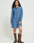 Archer Knee Length Denim Dress