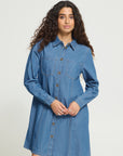Archer Knee Length Denim Dress