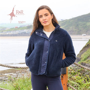 Carol Teddy Bomber in Navy