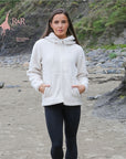 Alma Teddy Zip Hood Soft White