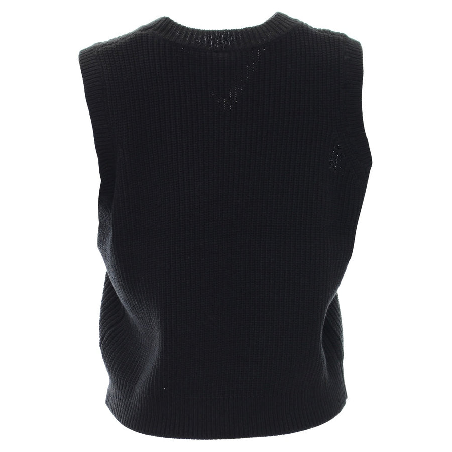 Lydia Knit Vest in Black