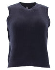 Lydia Knit Vest in Black