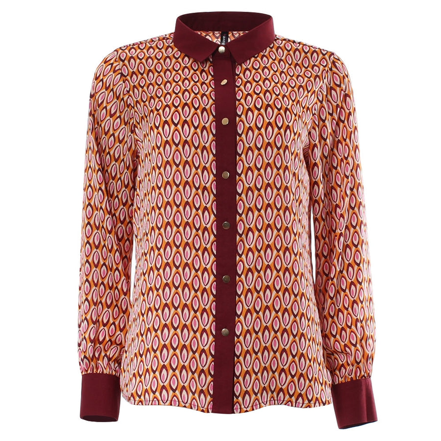 Susanna Shirt in Burgundy