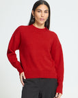 Sage Knit turtleneck in Salsa