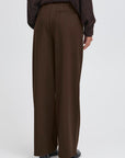 Kate Wide Leg Trousers in Chocolate Torte