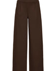 Kate Wide Leg Trousers in Chocolate Torte