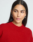 Sage Knit turtleneck in Salsa