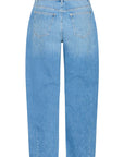 Anni Barrel Leg Jeans in Medium Blue