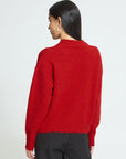 Sage Knit turtleneck in Salsa
