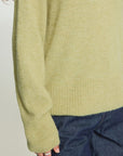 Kamara Roll Neck in Leek Green