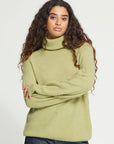 Kamara Roll Neck in Leek Green
