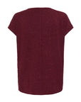 Rebel Tee in Heather Zinfandel