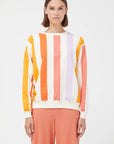 Vertical Striped Sweatshirt