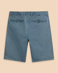 Sutton Organic Chino Short in Mid Blue