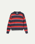 Red Striped Knitted Sweater