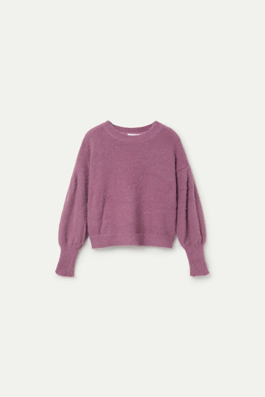 Lilac Textured Knit Sweater