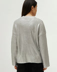 Silver Coated Knit Jumper