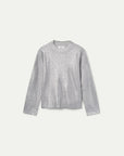 Silver Coated Knit Jumper