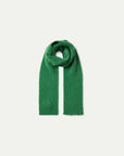 Green Fur Effect Scarf