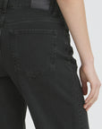 Vega Wide Leg Jeans in Black Denim