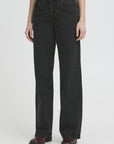 Vega Wide Leg Jeans in Black Denim