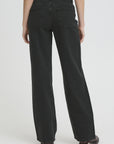 Vega Wide Leg Jeans in Black Denim
