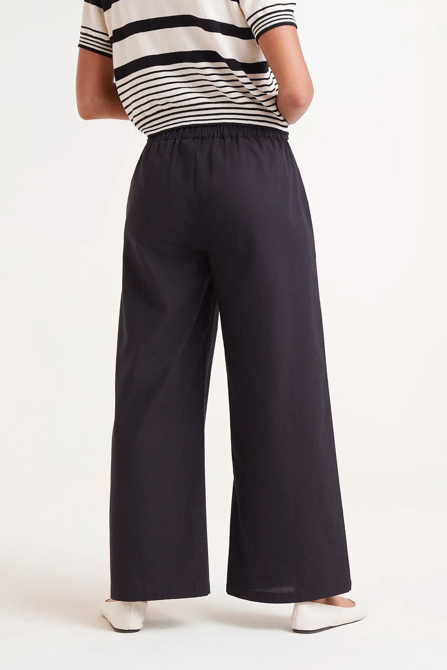 Black Straight Trousers