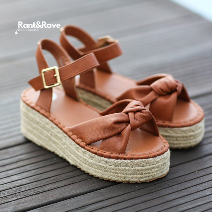 Breena Sandal in Tan