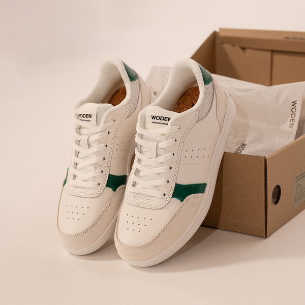 Bjork Sneaker in Botanical / Blanc de Blanc