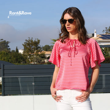 Janelle Top in Red