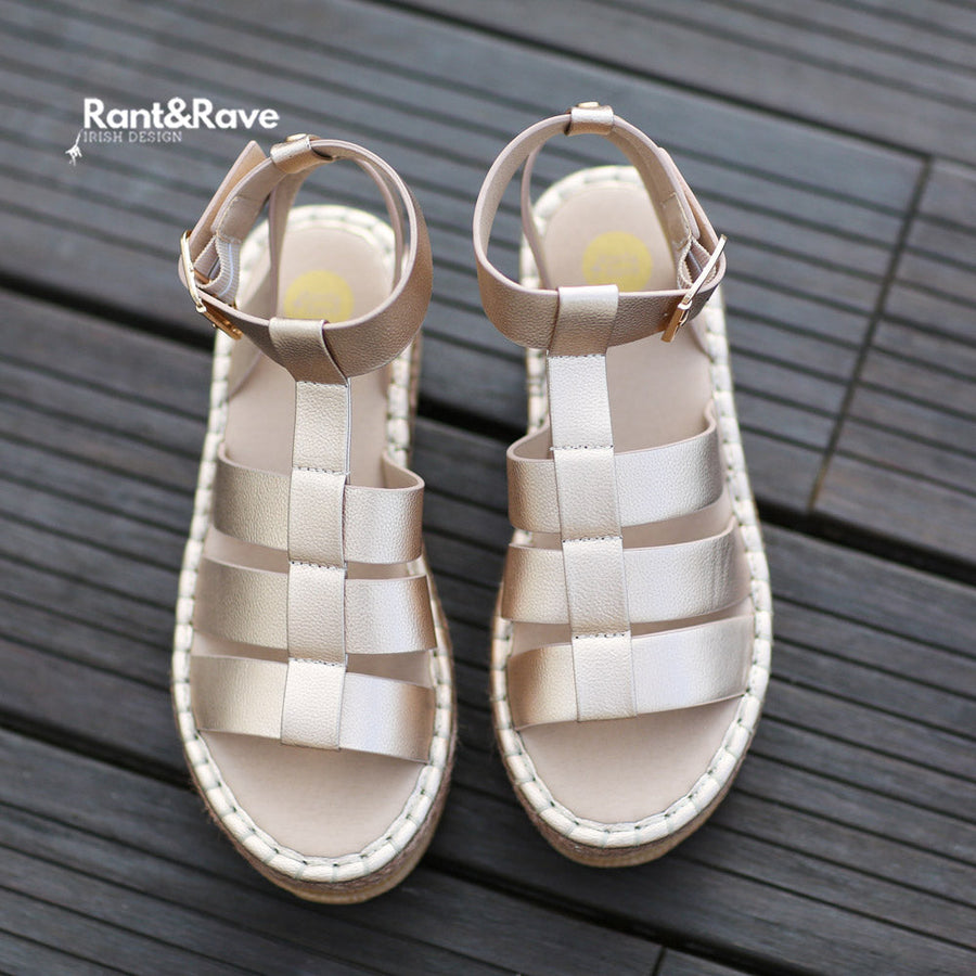 Jody Sandal in Champagne