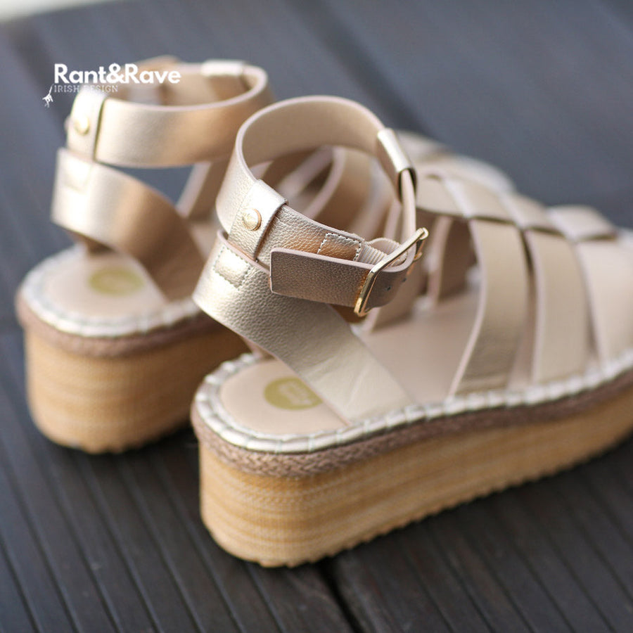 Jody Sandal in Champagne