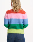 Dayna Jumper in Multi Rainbow Stripes