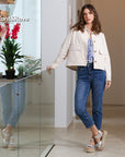 Kinsley Jacket in Light Stone